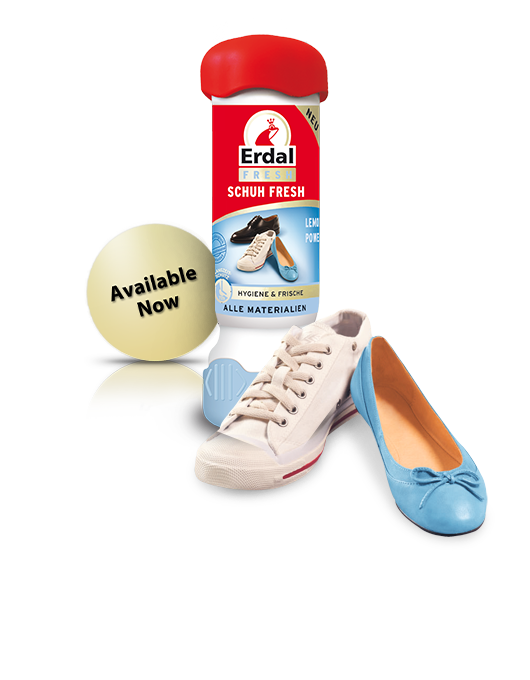 Erdal Njega obuće. The new Shoe Fresh with a longterm protection formula